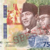 Bank Indonesia 75 Years Independence Day of RI - Rp75.000