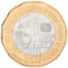 Mexico 20 pesos Commemorative coins, example Veracruz
