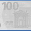Satellite hologram feature on the high denomination euro banknotes